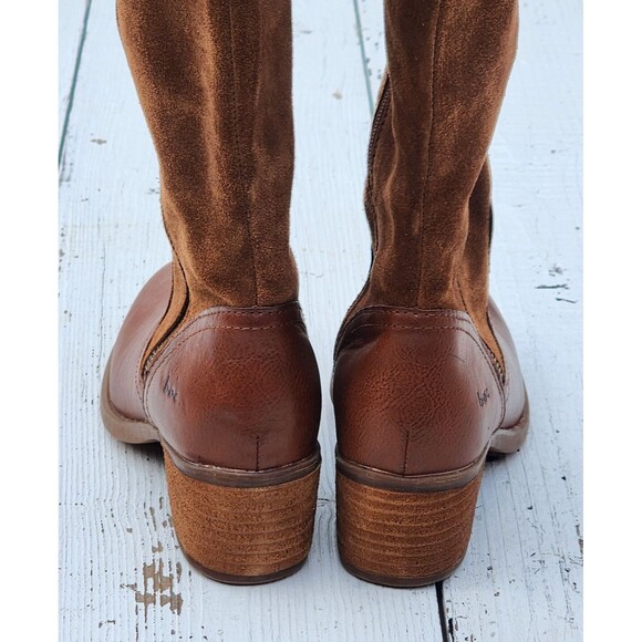 B.O.C Born Of Concept Austell Suede Leather Knee High Fashion Boots 6 /36 WIDE - Picture 12 of 13